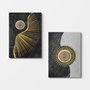 Wallity Conjunto de 2 Cuadros Decorativos sobre Lienzo 50 x 70 cm